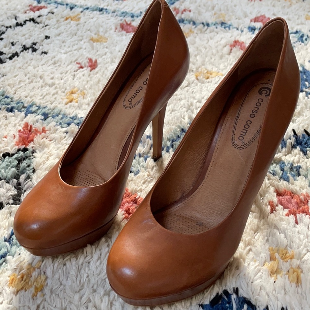 Corso Como platform heels - saddle - size 8.5